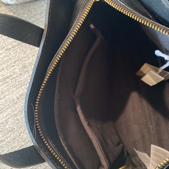 Madewell Zip Top Transport Tote True Black - Picture 6 of 16